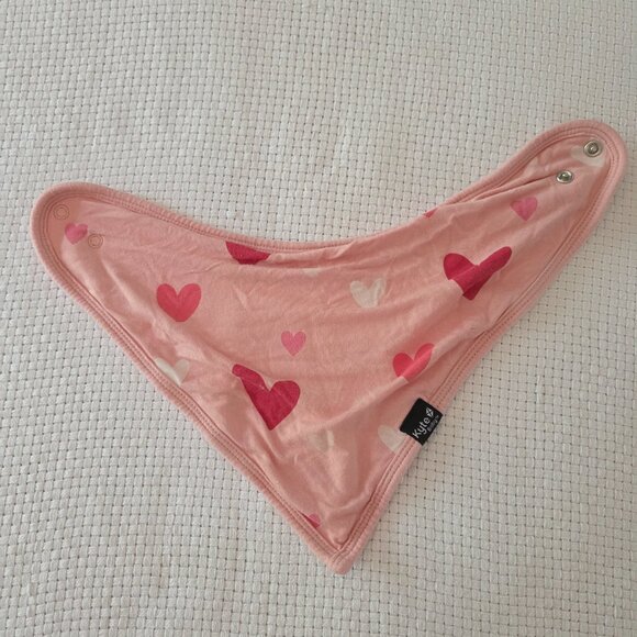 💖 Kyte Baby Twirl Onesie + Bib | Pink Hearts | 6–12 Months - Picture 11 of 15